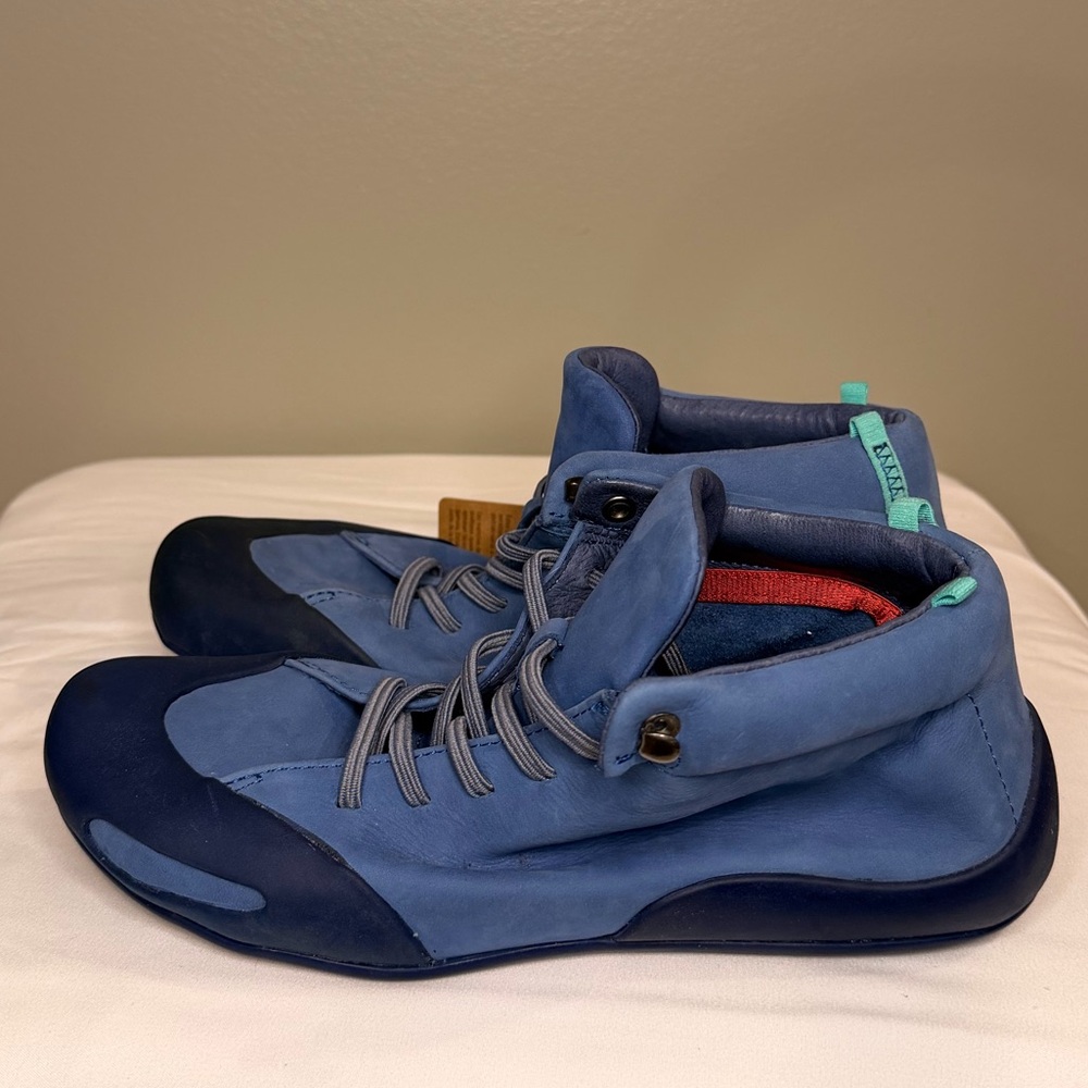 Camper Peu Senda Blue Nubuck Leather Sneakers | EU 37 | NWT - Picture 2 of 8